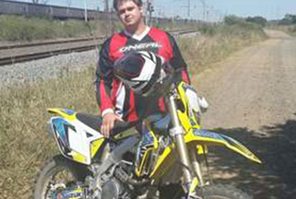 Bernard van Zyl and his RMX450