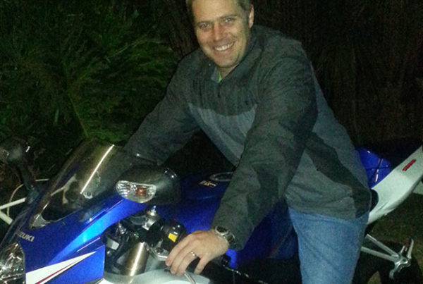 Jacques and his GSX-R1000 K7