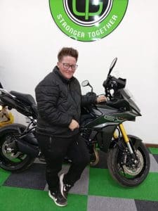 With the Suzuki GSXS1000GX